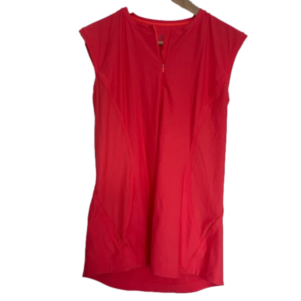 Athleta Tank UPF Bright Orange Size S